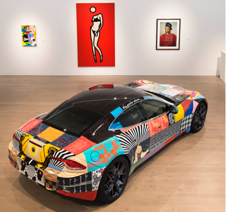 Karma Revero Art Car by James Verbicky 2018 Christie's_ 2